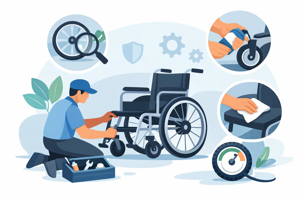How to Maintain a Wheelchair for Safer Daily Use