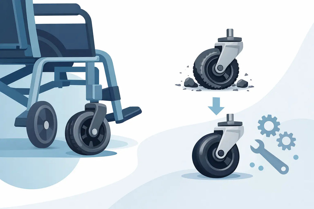 When to Replace Wheelchair Casters