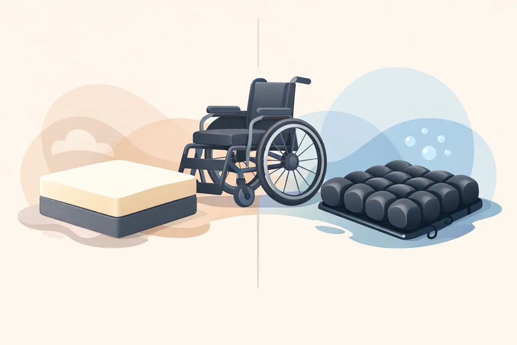 Foam vs Air Wheelchair Cushion