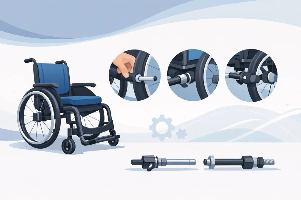 Wheelchair Axle Types Explained Clearly