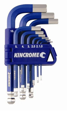 KingCrome Hex key & wrench set short series 9 piece